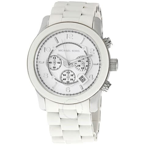 michael kors chrono white field